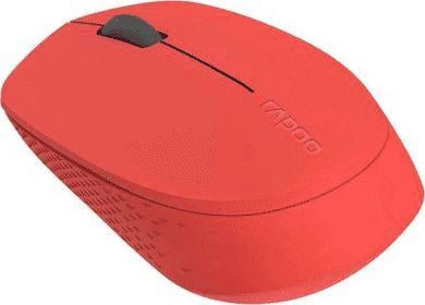 Maus Rapoo M100, wireless, Bluetooth, USB, i kuq