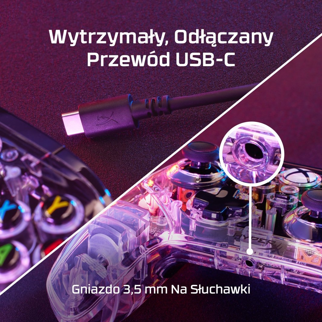 Kontroller HP HyperX Clutch Gladiate, me kabllo, i zi