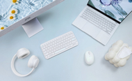 Tastierë ASUS Marshmallow KW100, Bluetooth, QWERTZ gjerman, e bardhë