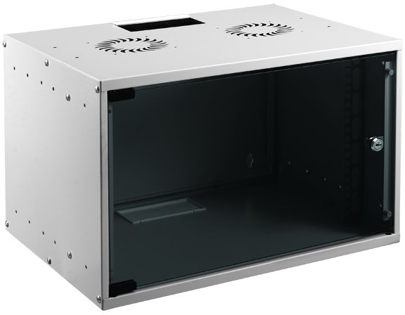 Kabinet rrjeti Lanview by Logon 19", 12U, 53 x 40 cm, për mur