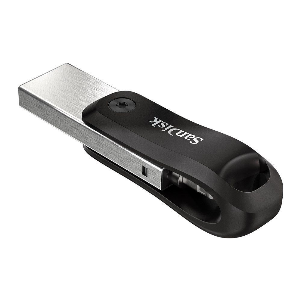 USB SanDisk iXpand, 128GB, USB 3.0/Lightning, e zezë