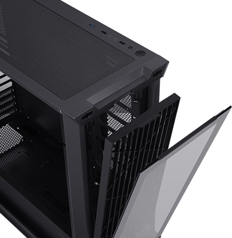 Kasë Evolveo Ptero Q2, e zezë, Midi Tower