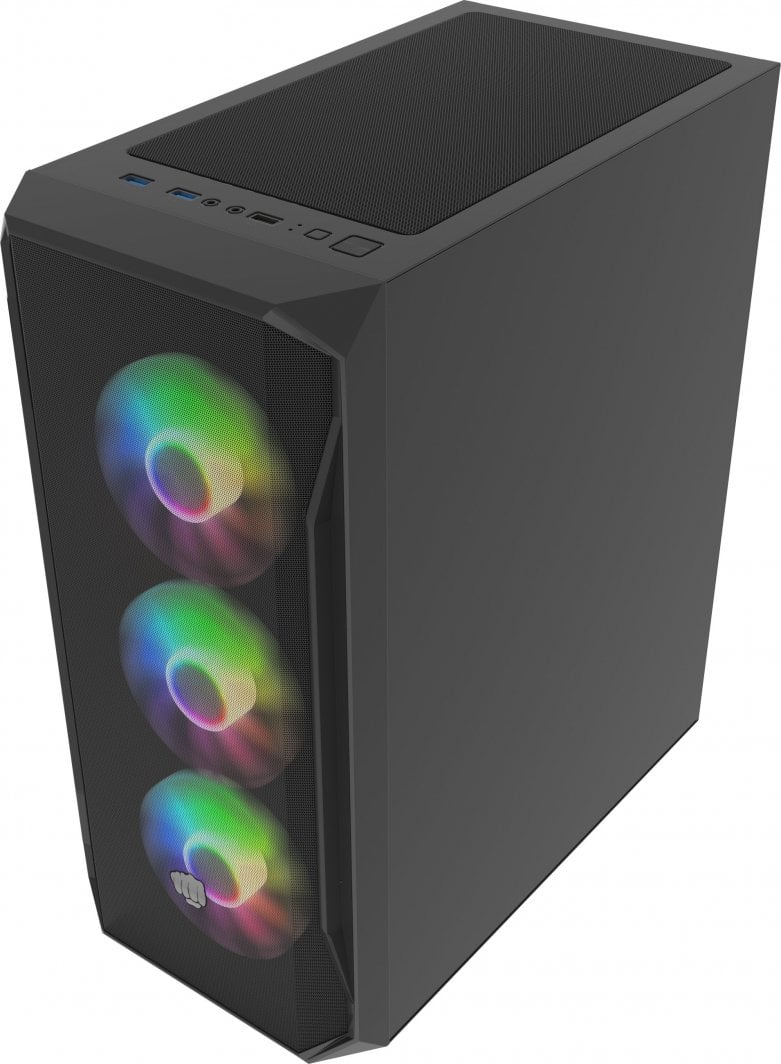 Kasë për PC Fury Shobo SH4F RGB (NFO-2154), e zezë