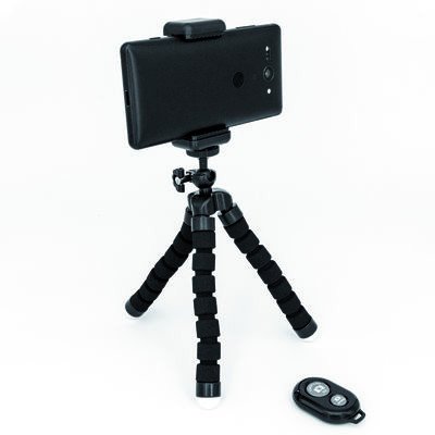 Tripod për telefon MediaRange MRMA205, 3 këmbë, i zi