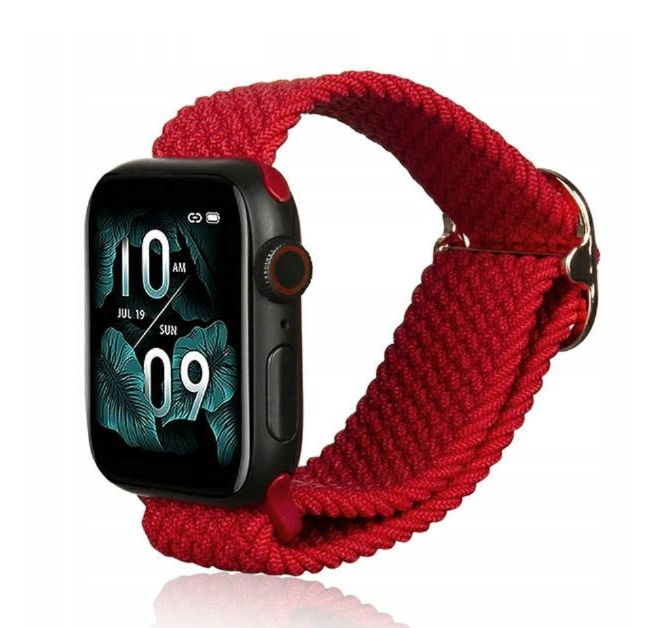 Rrip dore Beline për Apple Watch, silikon 42/44/45mm, i kuq