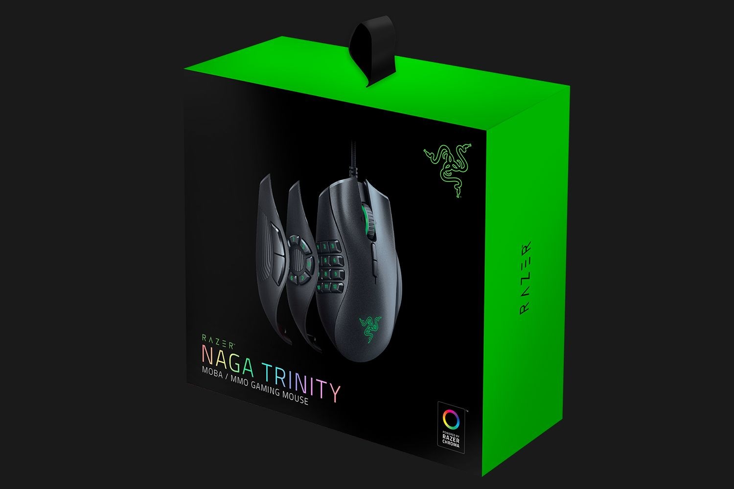 Maus Razer Naga Trinity, 16000 DPI, USB, i zi