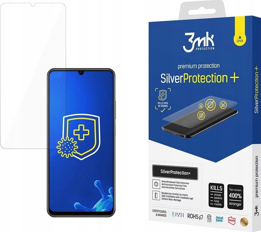 Folie mbrojtëse 3MK SilverProtection Plus për Realme Note 50, antimikrobike, vetë-rigjeneruese, transparente