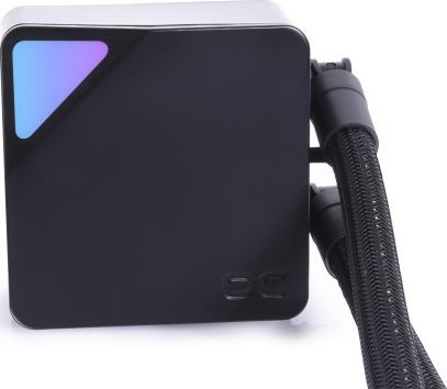 Ftohës uji për procesor Alphacool T38, radiator 12 cm, RGB, i zi