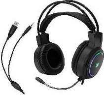 Kufje gaming Tracer GZ X1, USB, RGB LED, me mikrofon fleksibël, të zeza