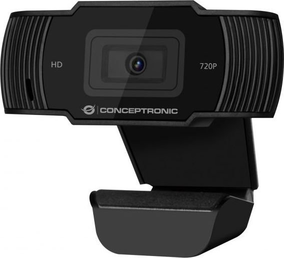 Webkamera Conceptronic AMDIS03B, Full HD 1080p, mikrofon me reduktim zhurme, e zezë