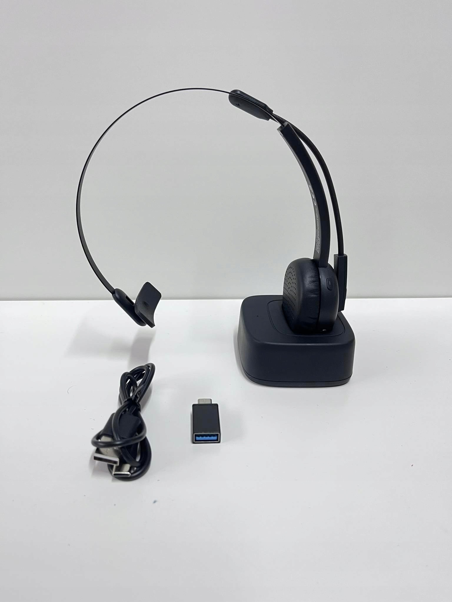 Kufje Bluetooth Conceptronic POLONA, me mikrofon, me stacion karikimi, e zezë
