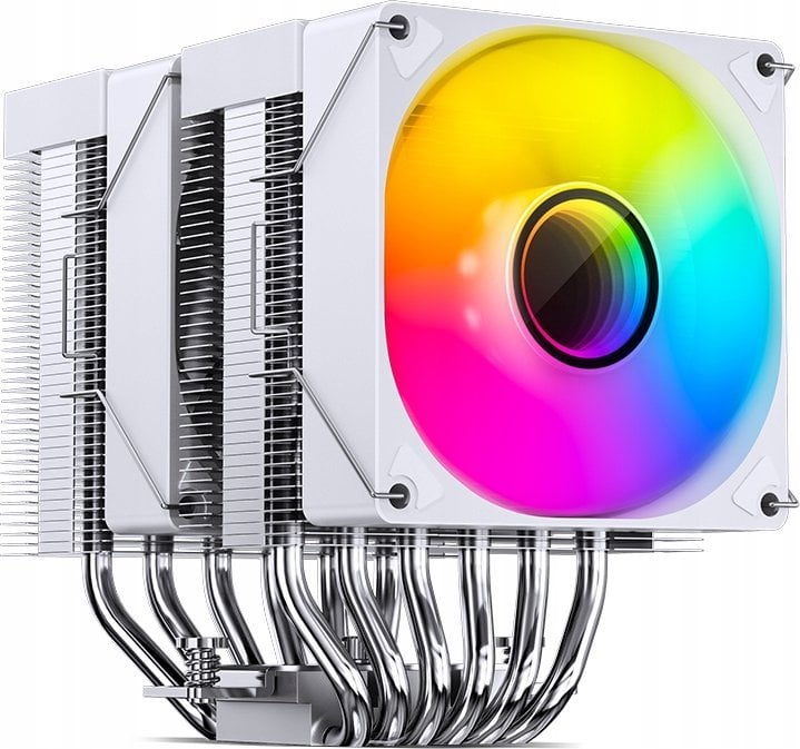 Ftohës CPU Jonsbo CR 1400 DV2, 2 kulla, 6 heatpipe, i bardhë