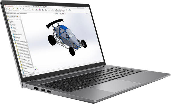 Лаптоп HP ZBook Power, 15.6", Intel i7-12700H, 16 GB RAM, 512 GB SSD, NVIDIA RTX A1000, сив