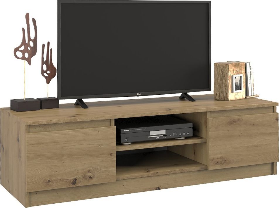 Komodë TV Malwa 120, 120cm, artisan oak, ngjyrë druri