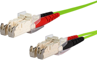 Kabllo patch fibër optike METZ CONNECT OpDAT, SC duplex SC duplex, OM5, 1 m, jeshile