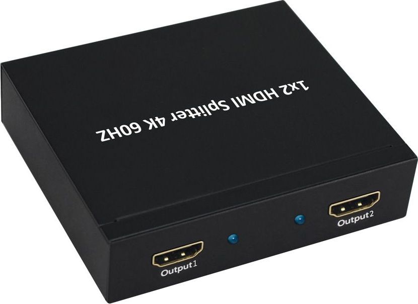Ndarës HDMI Secomp VALUE 2x, 4K 60Hz, desktop, i zi