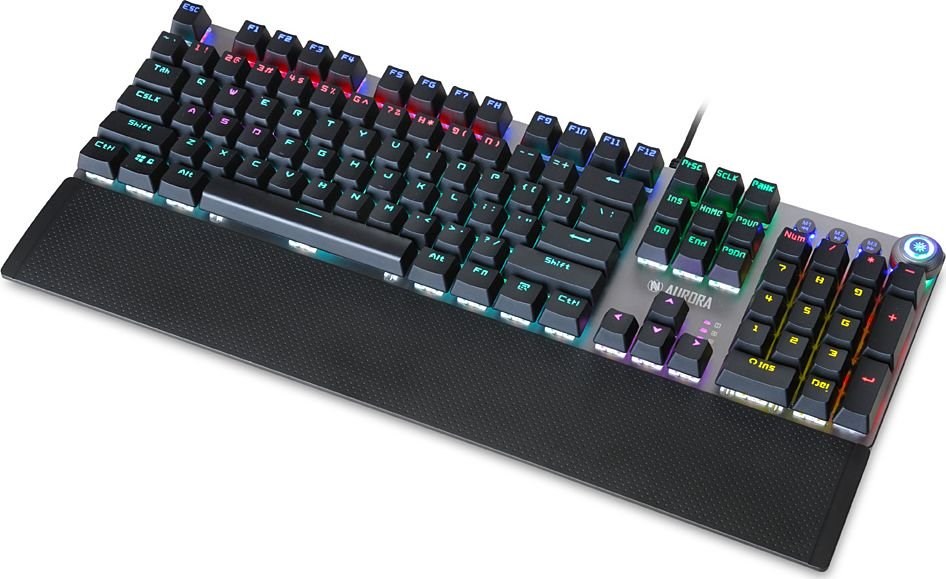 Tastierë iBOX Aurora K-3, USB, e hirtë