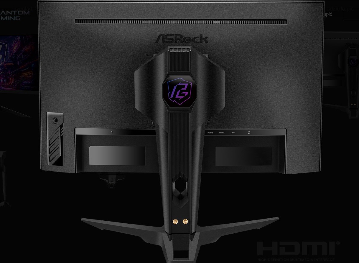 Monitor gaming Asrock Phantom Gaming PG27QRT2A, 27", QHD 2560 x 1440, 180Hz, i zi