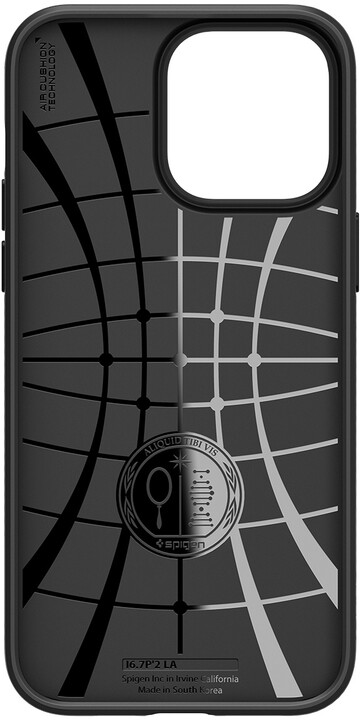 Mbrojtëse Spigen Liquid Air për Apple iPhone 14 Pro Max, e zezë