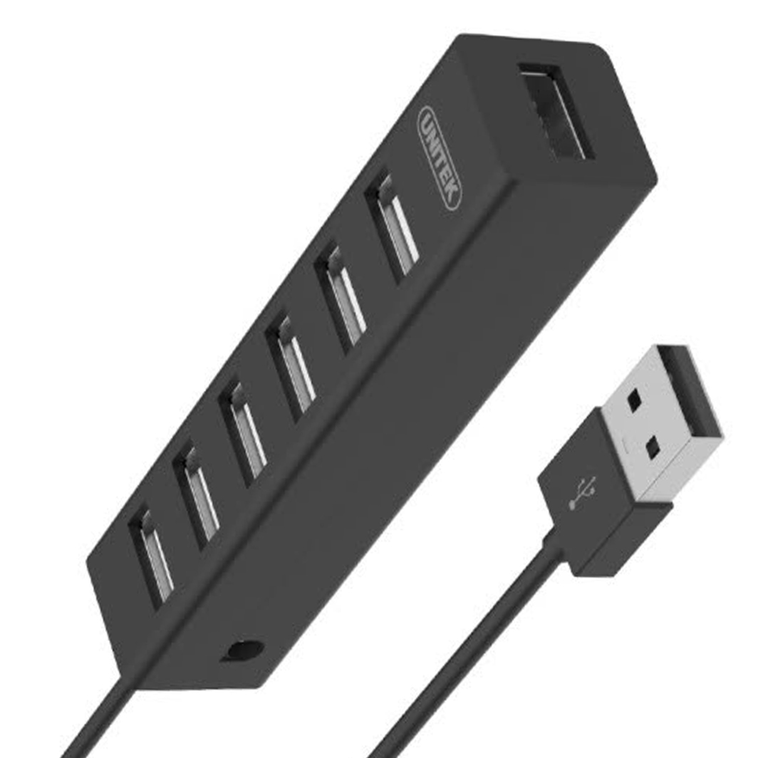 HUB USB Unitek, 7 x USB 2.0, i zi