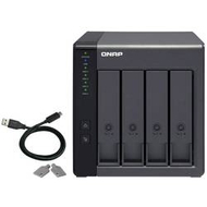 Kuti zgjeruese magazinimi QNAP TR-004, 4 slote HDD SSD 2.5 3.5", USB 3.2, e zezë