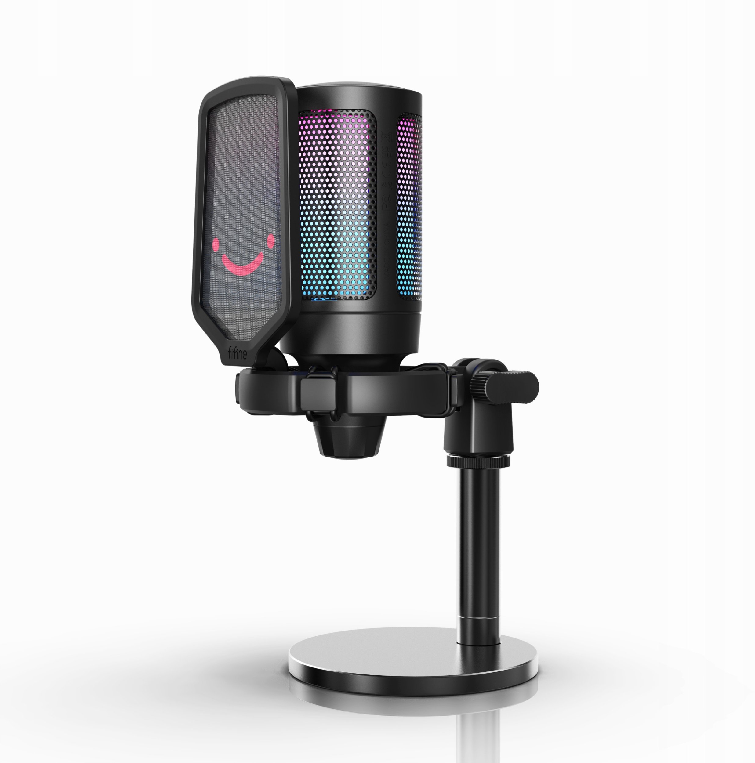 Mikrofon kondensator Fifine A6 Studio AmpliGame, USB, RGB, i zi