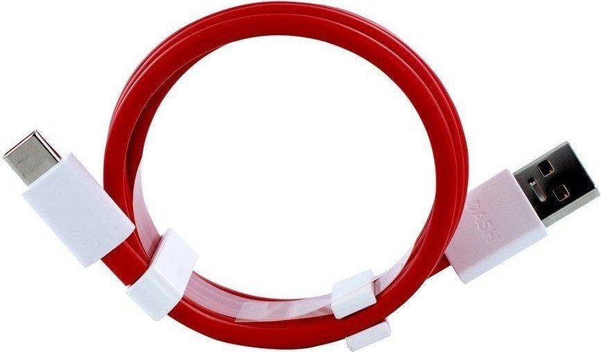 Kabllo USB OnePlus D301, Type C, 4A Dash Fast Charging, e bardhë