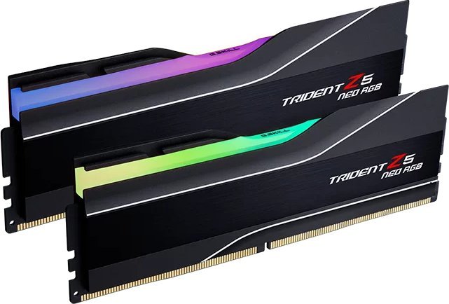 Memorie G.Skill Trident Z5 Neo RGB, DDR5, 48 GB, 6000 MHz, CL40, F5-6000J4048F24GX2-TZ5NR