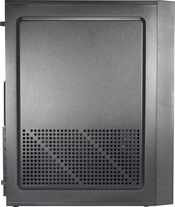 Kasë INTER-TECH A-301 Quad Midi Tower, e zezë