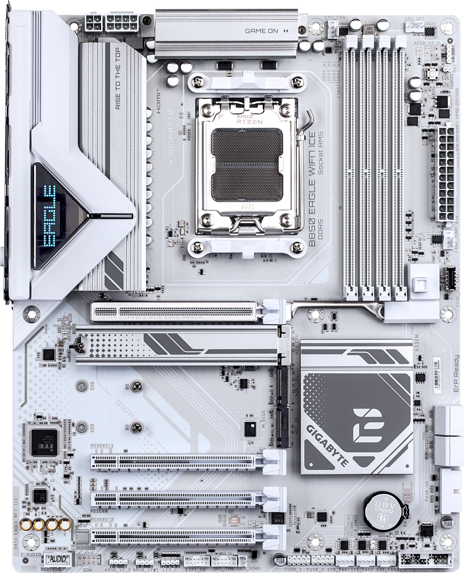 Pllakë amë GIGABYTE B850 EAGLE WIFI7 ICE, AMD Ryzen 9000, DDR5, WiFi 7 2
