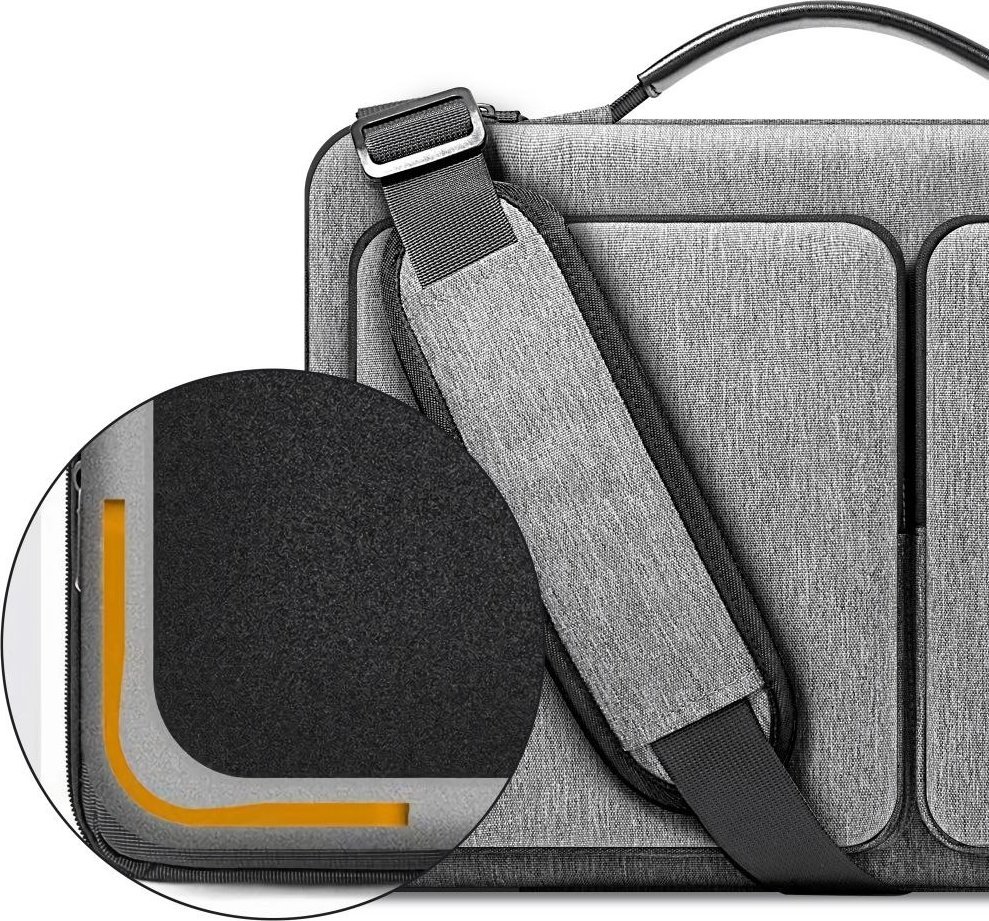 Çantë laptopi Tech-Protect Defender, 13-14", Crayon gri