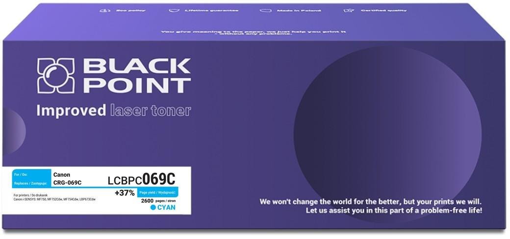 Тонер за печатач Blackpoint BLC069CBW, Canon CRG 069C, цијан боја