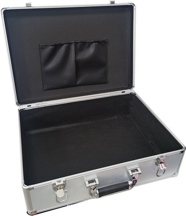 Çantë transporti DNA CASE 46x33, për mikser dhe pajisje DJ, me 2 çelësa, e zezë