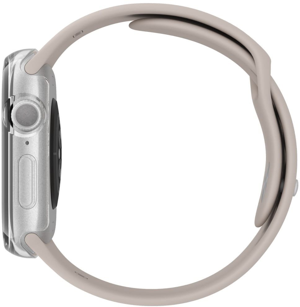 Заштита Uniq Nautic за Apple Watch 46mm, со интегрирано стакло, проѕирна