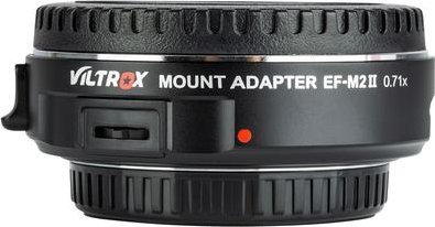 Adapter montimi Viltrox EF M2 II Speed Booster, për lente Canon EF EF S, për kamera Micro Four Thirds, i zi