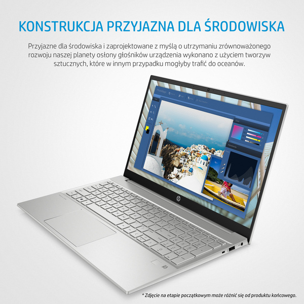 Laptop HP Pavilion 15-EH1070DX, 15.6'', AMD Ryzen 7, 8GB RAM, 512GB SSD, AMD Radeon Graphics, i kaltër