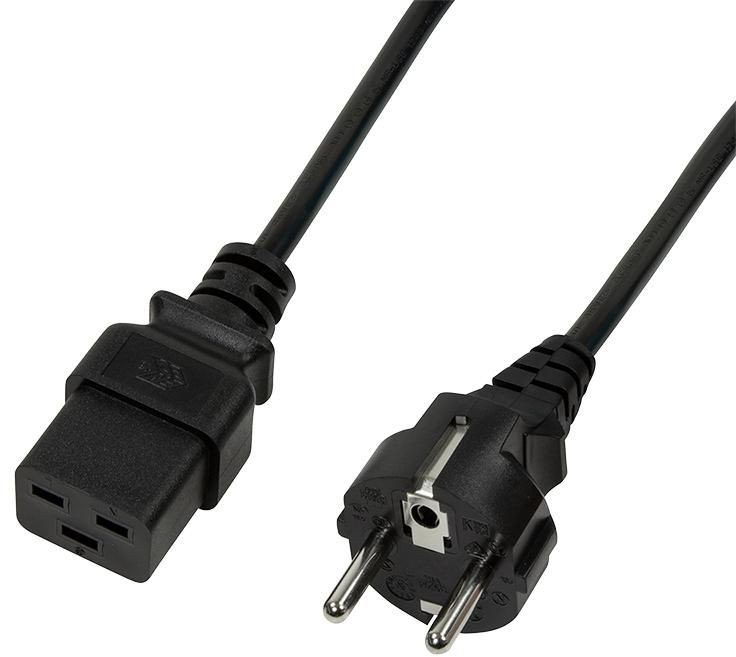 Kabllo rryme LogiLink CP152, CEE 7/7 në IEC C19, 1.8 m, e zezë