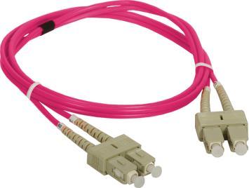 Kabllo Alantec Patch, SC-në-SC, 5m, rozë