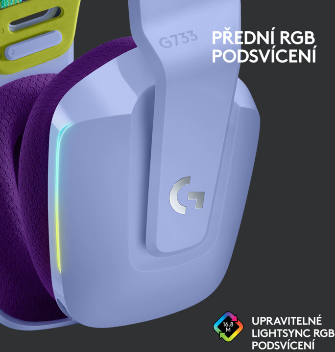 Kufje Logitech G733 Lightspeed, vjollcë