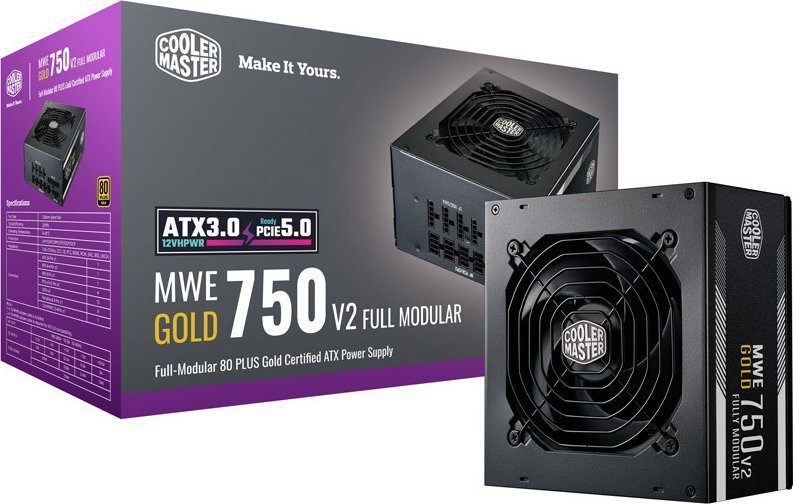 Burim energjie Cooler Master MWE Gold V2 ATX 3.0 MPE-7501-AFAAG-3EU ATX 3.0, 750W