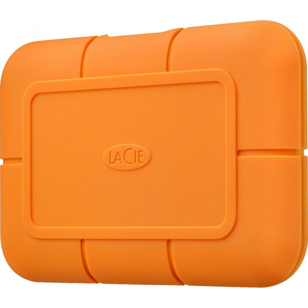 SSD portabël LaCie Rugged, 500GB, USB Type-C 3.2 Gen 2, portokalli