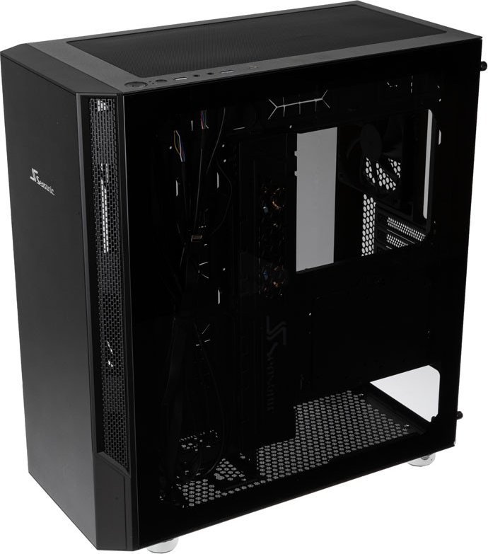 Kutia gaming Seasonic Arch Q503 me PSU DGC-650, ATX, USB-C, e zezë