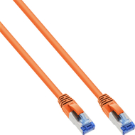 Kabllo rrjeti InLine 76800O, Cat6a, 10m, portokalli