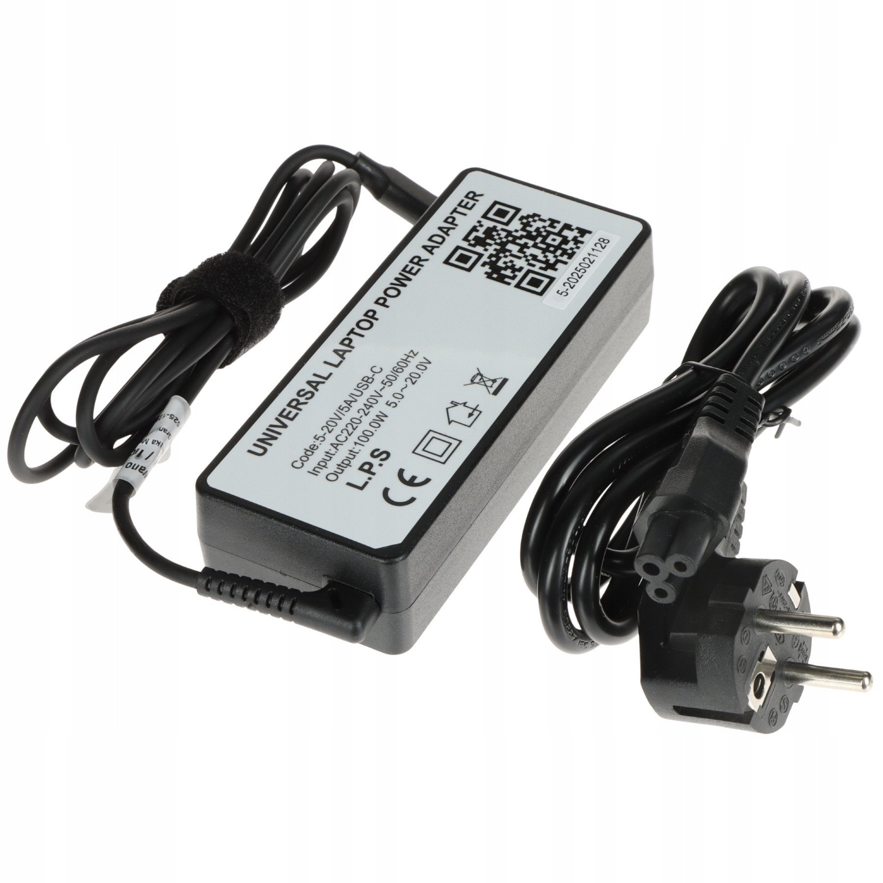 Adapter karikues Power Supply, 5 20V 5A, USB C, i zi