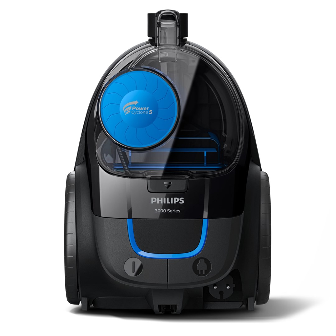 Fshesë me korent Philips PowerPro Compact FC9331/09, 900W, depozitë 1.5L, e zezë