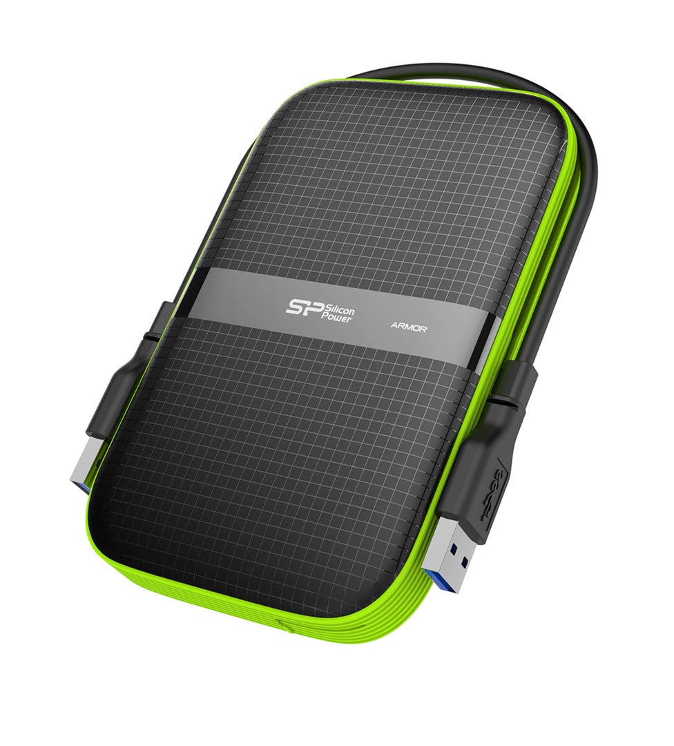 Hard disk i jashtëm Silicon Power Armor A60, 1TB, USB 3.1, i zi