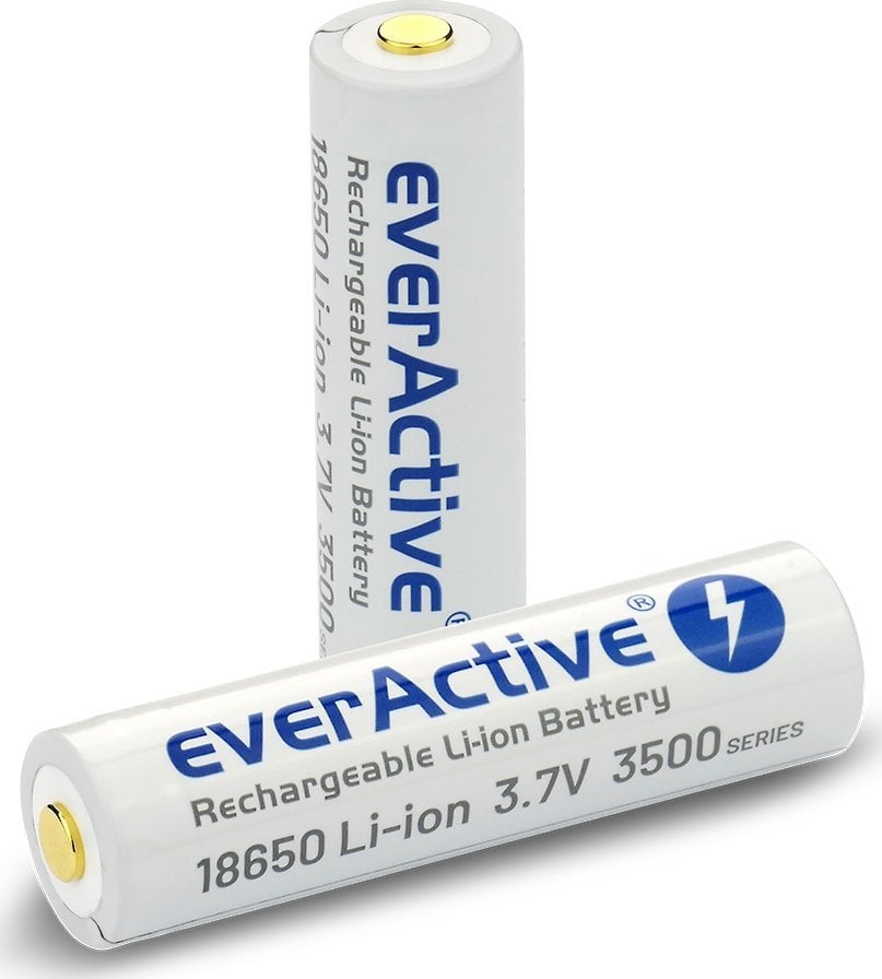 Bateri e rikarikueshme everActive 18650, 3500 mAh, 3.7V, me mbrojtje