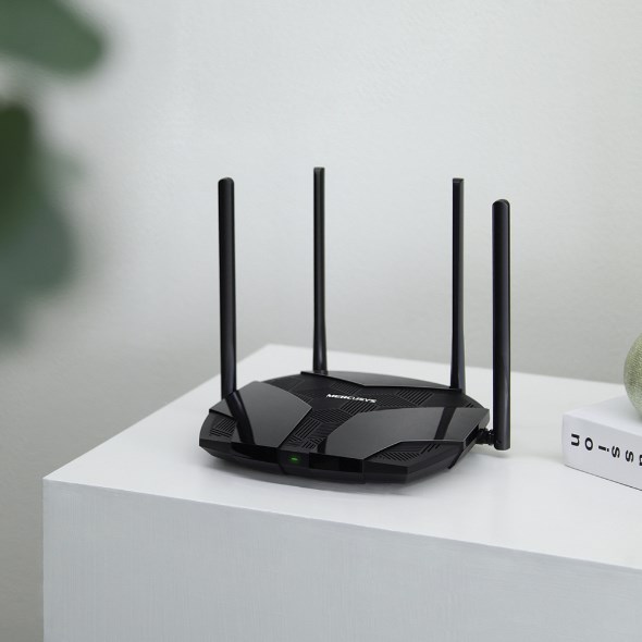 Ruter Wi‑Fi Mercusys MR80X AX3000, Dual Band, Wi‑Fi 6, i zi
