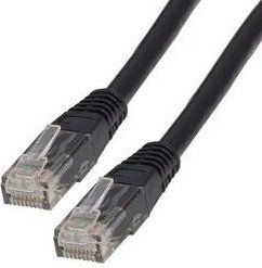 Kabllo rrjeti Lynx CS Patchcord, Cat5E, UTP, 0.25m, e zezë