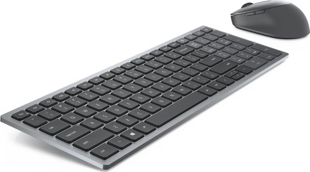 Set tastierë dhe maus Dell KM7120W, wireless, 2.4GHz dhe Bluetooth, gri